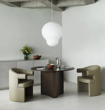Puff Bulb lampshade 60x75 cm - White - Normann Copenhagen