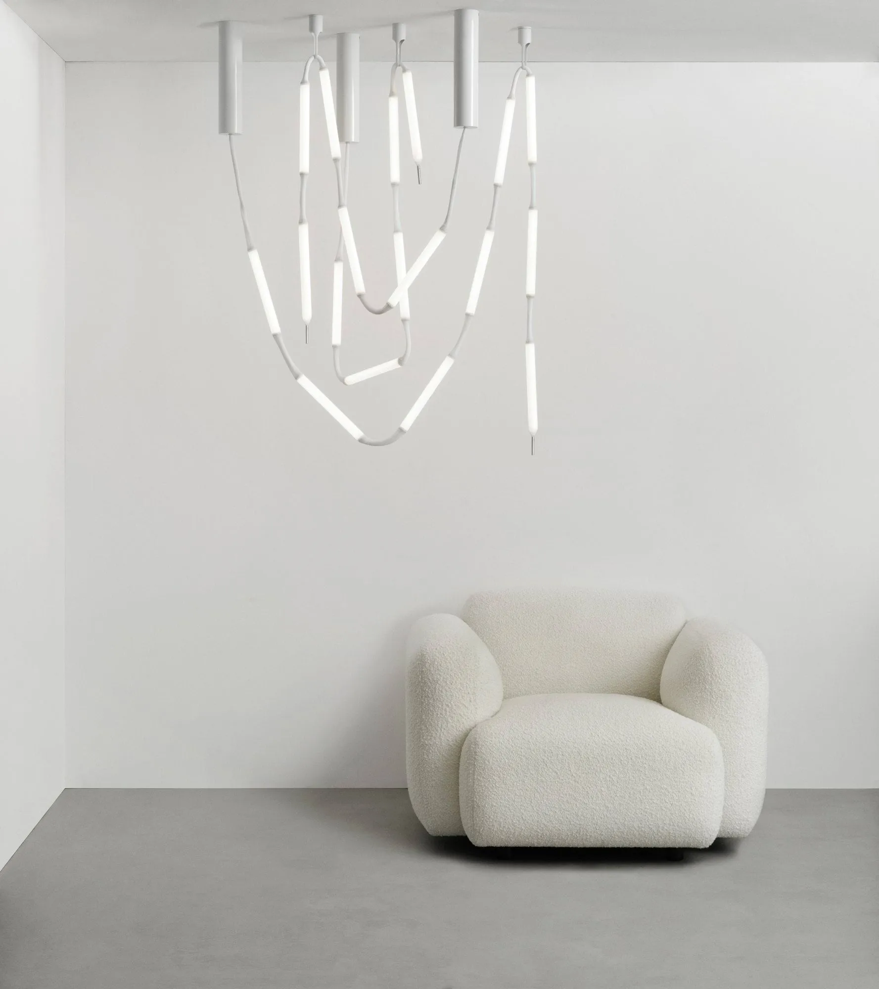 Reb pendant lamp 5, White Normann Copenhagen