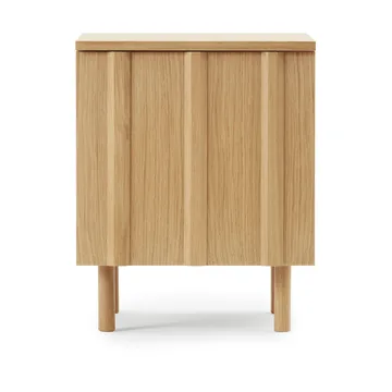 Rib bedside table - Oak, 52x42x40 cm - Normann Copenhagen