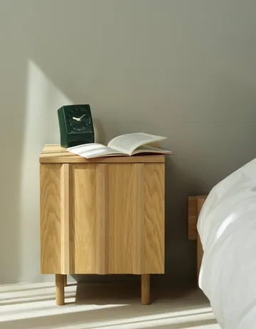 Rib bedside table - Oak, 52x42x40 cm - Normann Copenhagen