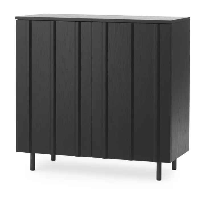 Rib cabinet 96x98.5 cm - Soft Black - Normann Copenhagen