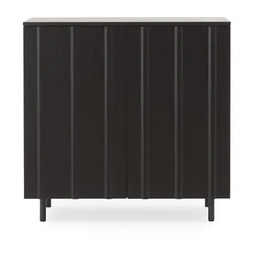 Rib cabinet 96x98.5 cm - Soft Black - Normann Copenhagen