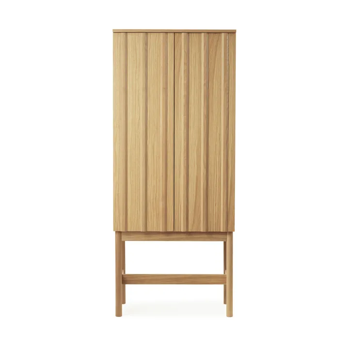 Rib cabinet - Oak, 166.5x70x43 cm - Normann Copenhagen