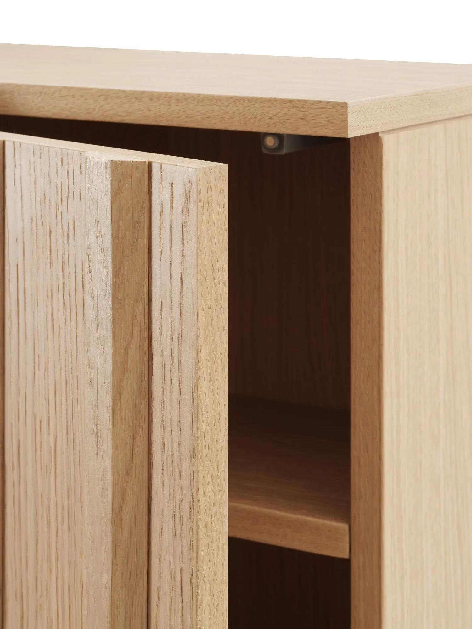 Rib cabinet, Oak, 166.5x70x43 cm Normann Copenhagen