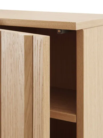 Rib cabinet - Oak, 166.5x70x43 cm - Normann Copenhagen
