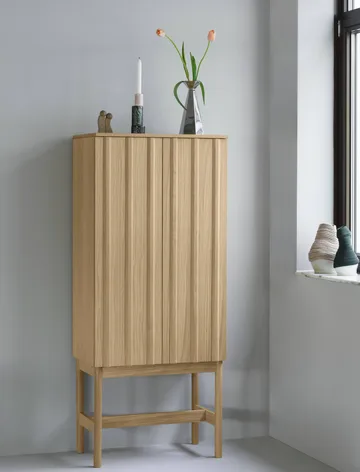 Rib cabinet - Oak, 166.5x70x43 cm - Normann Copenhagen