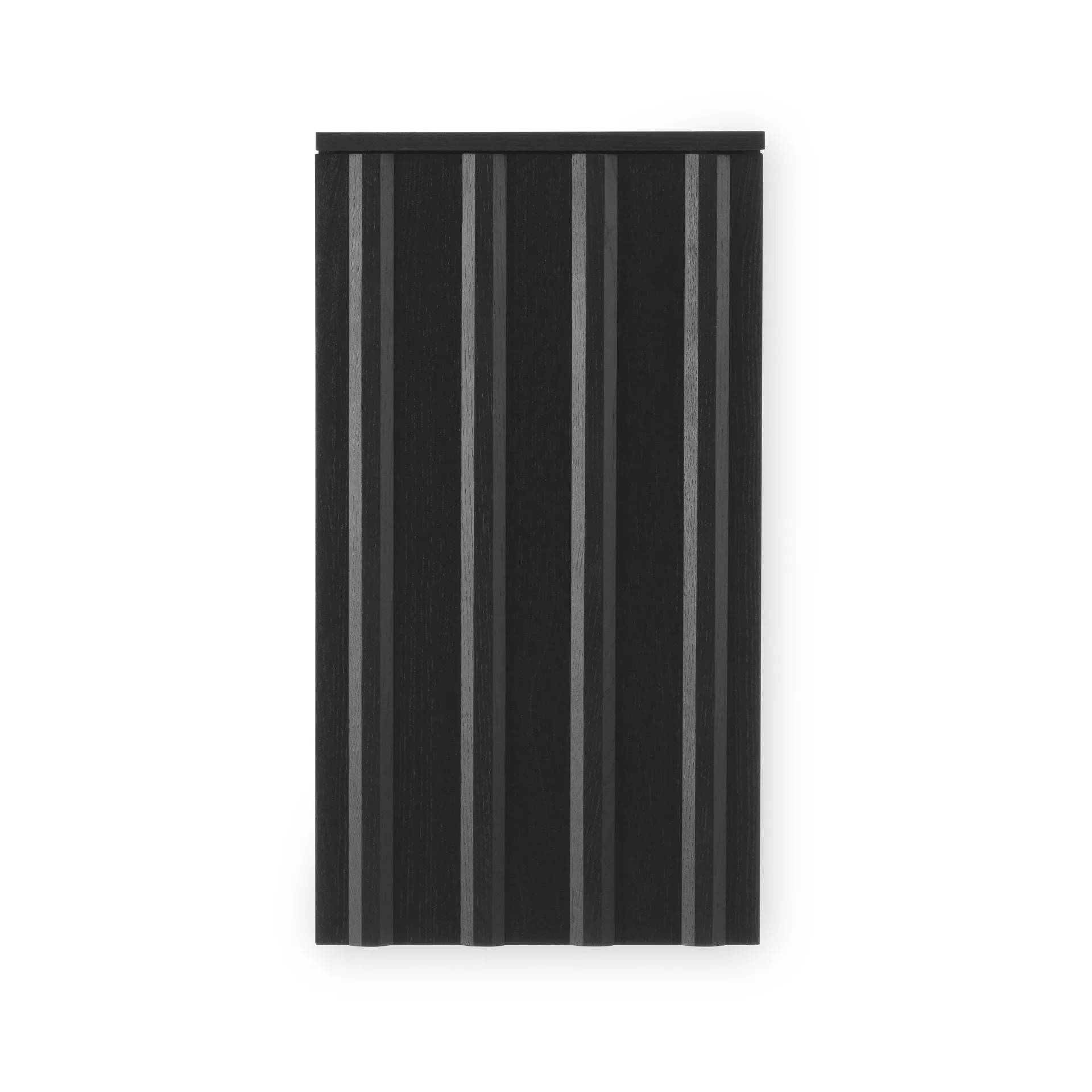 Rib wall cabinet, Soft black, 73x40x23 cm Normann Copenhagen