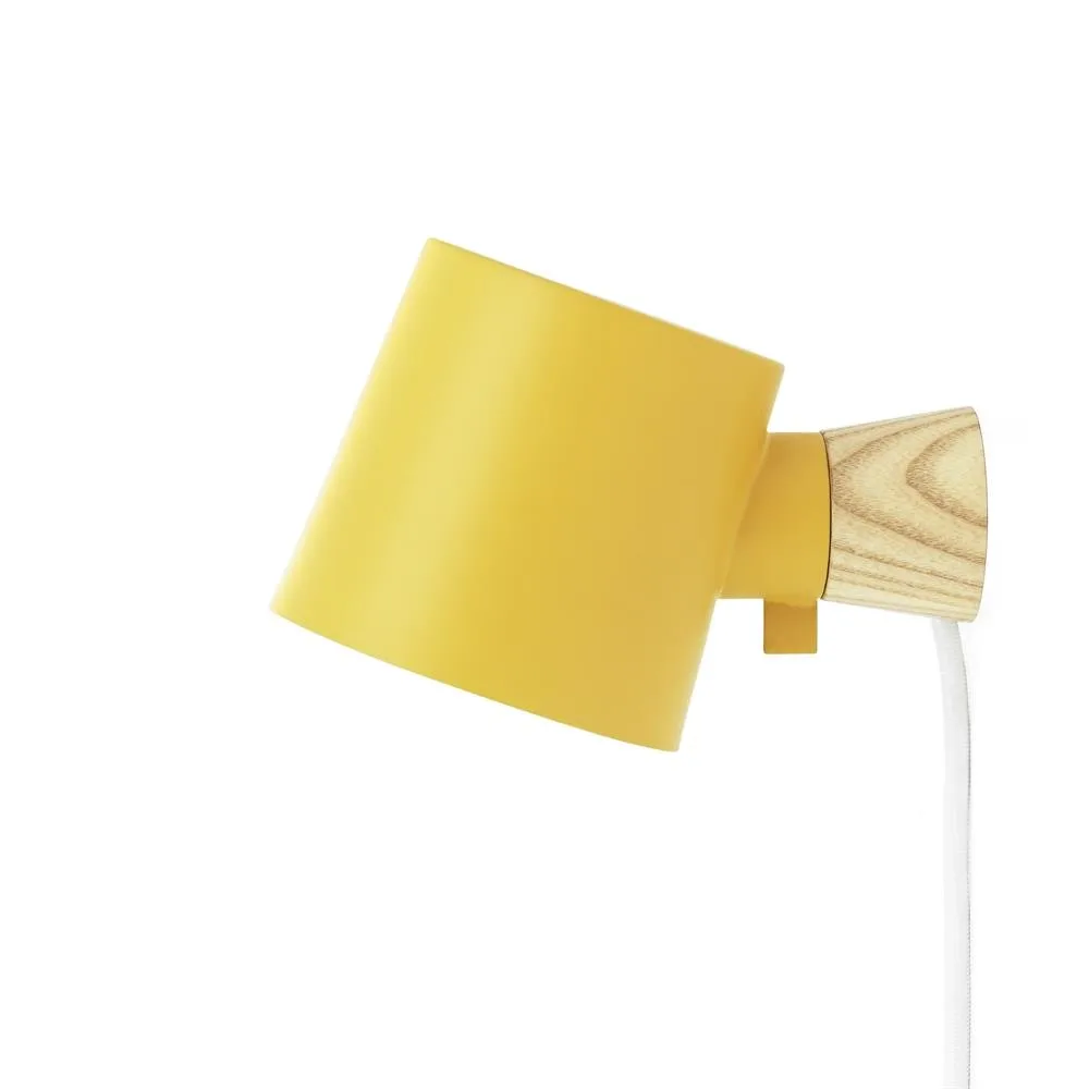 Rise wall lamp, yellow Normann Copenhagen