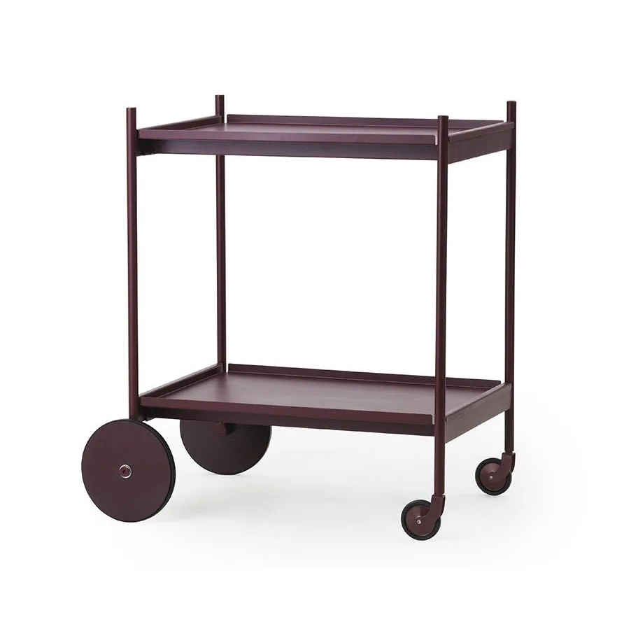 Rul serving cart, Wine red Normann Copenhagen