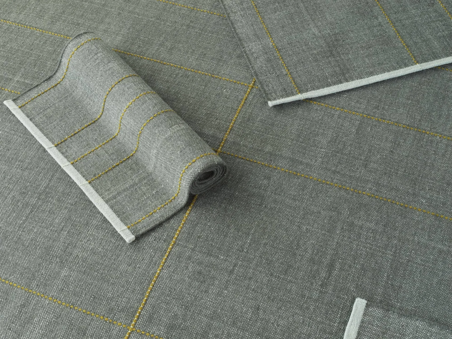 Seam rug, Blue tones, 250x350 cm Normann Copenhagen