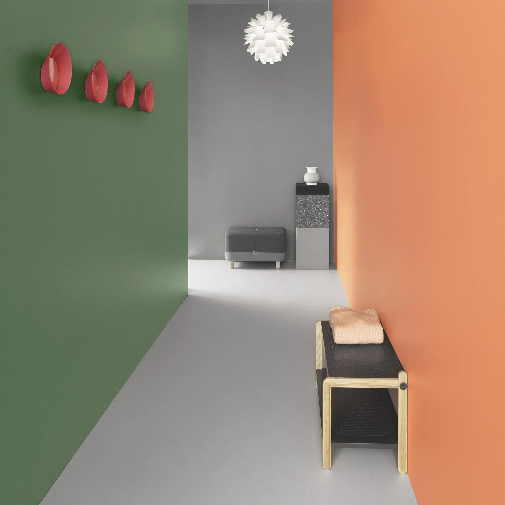 Sko shoe shelf, grey Normann Copenhagen