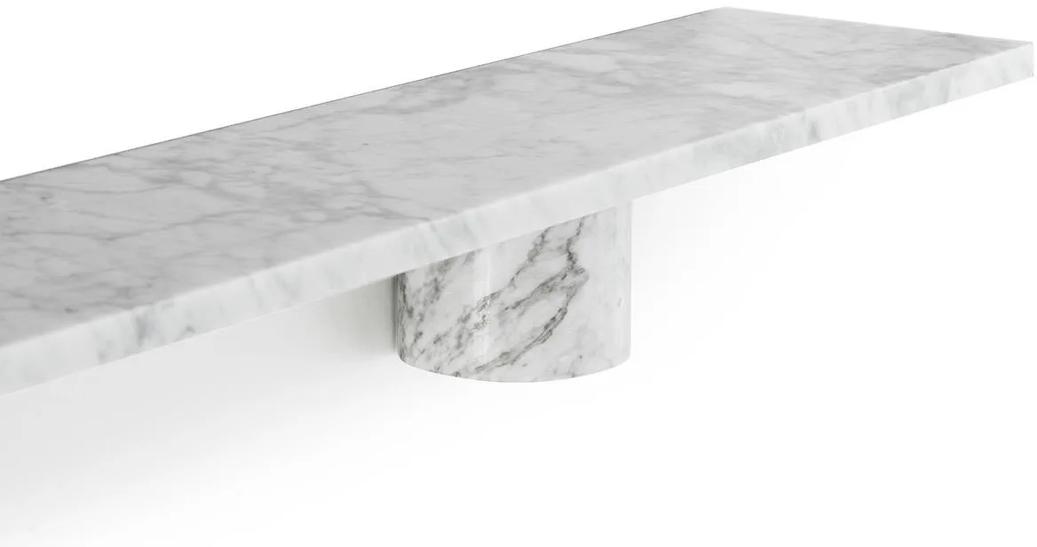 Sten Shelf 80 cm, White marble Normann Copenhagen