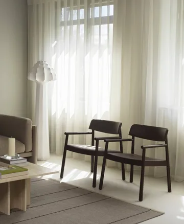 Timb armchair - Brown ash-Ultra Leather Chocolate - Normann Copenhagen