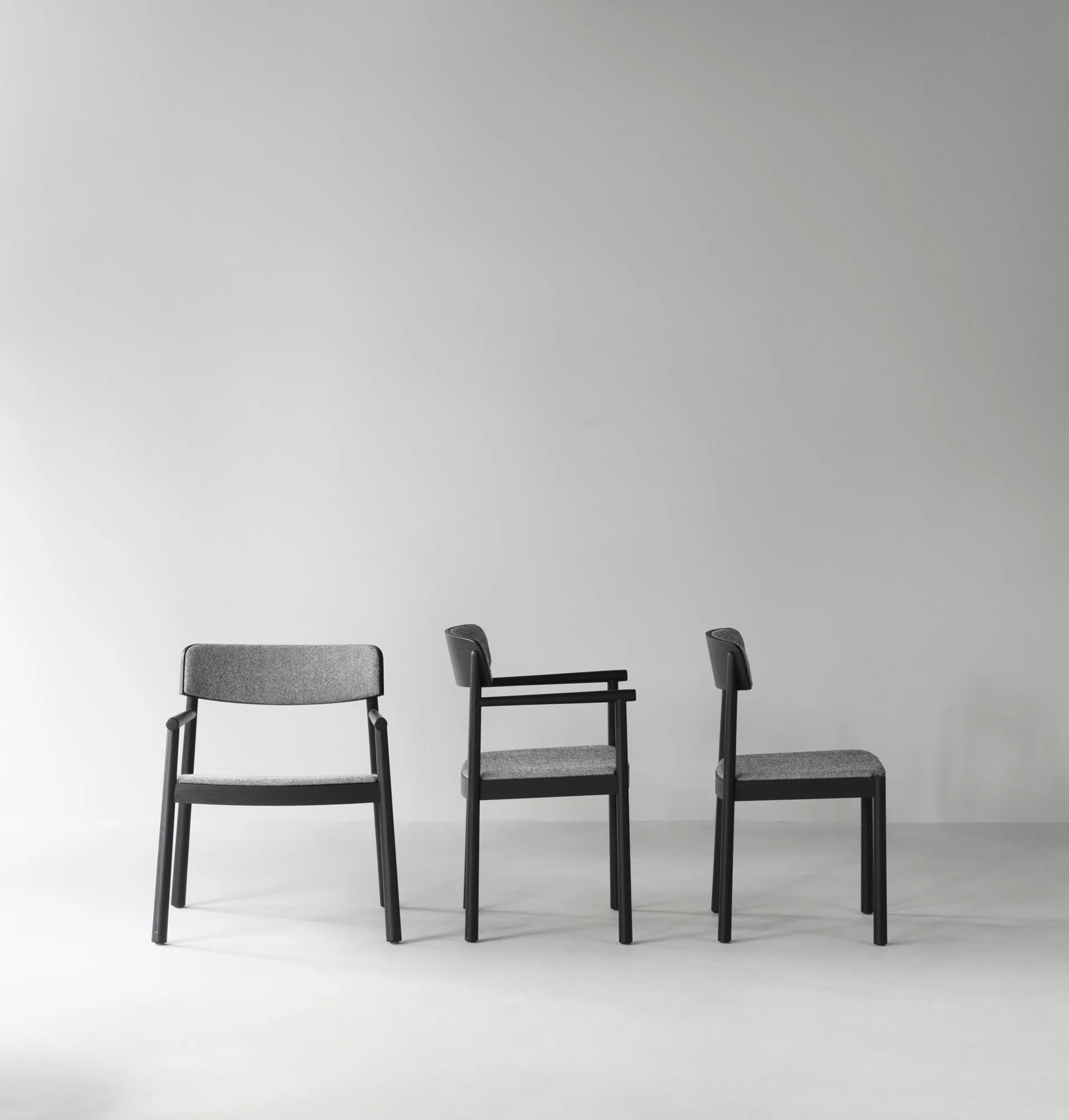 Timb chair, Black ash-Hallingdal 166 Normann Copenhagen