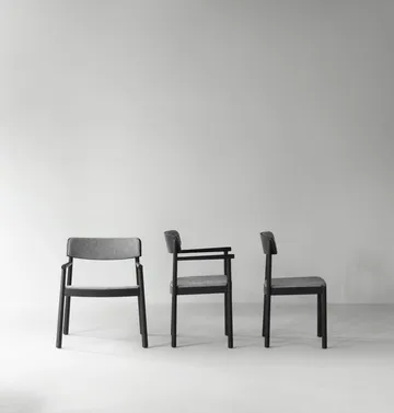 Timb chair - Black ash-Hallingdal 166 - Normann Copenhagen