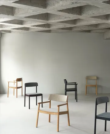 Timb chair - Black ash-Hallingdal 166 - Normann Copenhagen