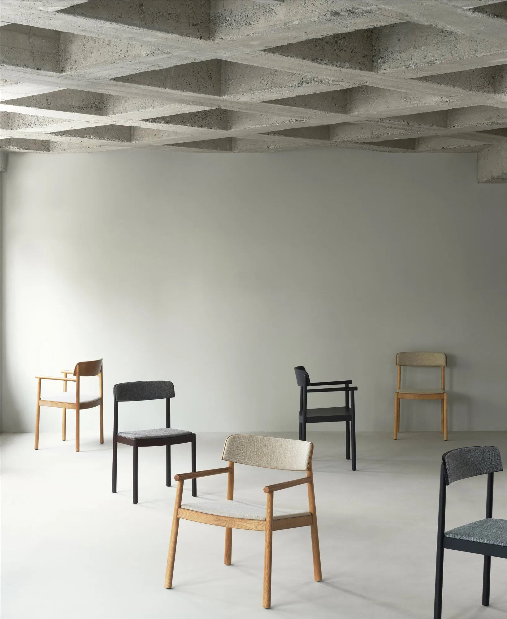 Timb chair, Tan ash-Hallingdal 220 Normann Copenhagen