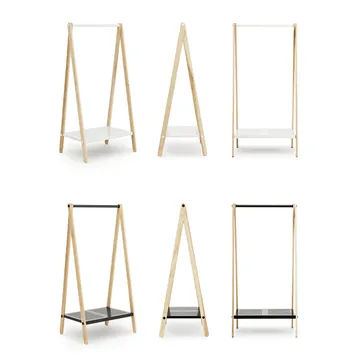 Toj hanger - White, stand in ash - Normann Copenhagen