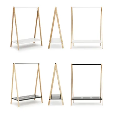 Toj hanger - White, stand in ash - Normann Copenhagen