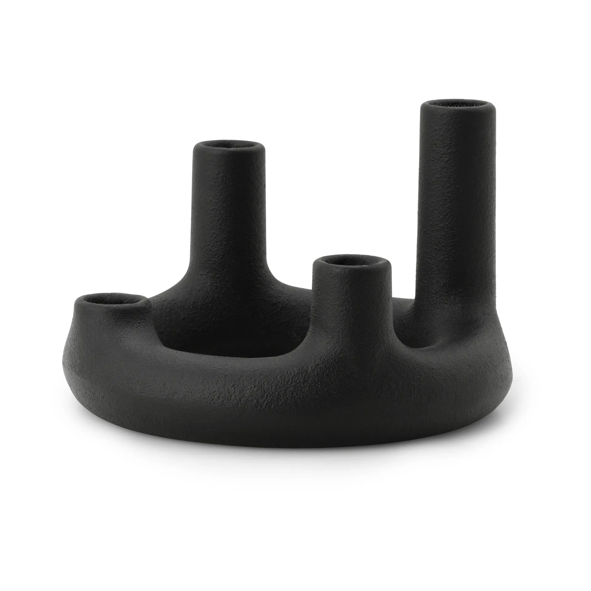 Trin candle holder, Black, Ø17.7x11.8 cm Normann Copenhagen