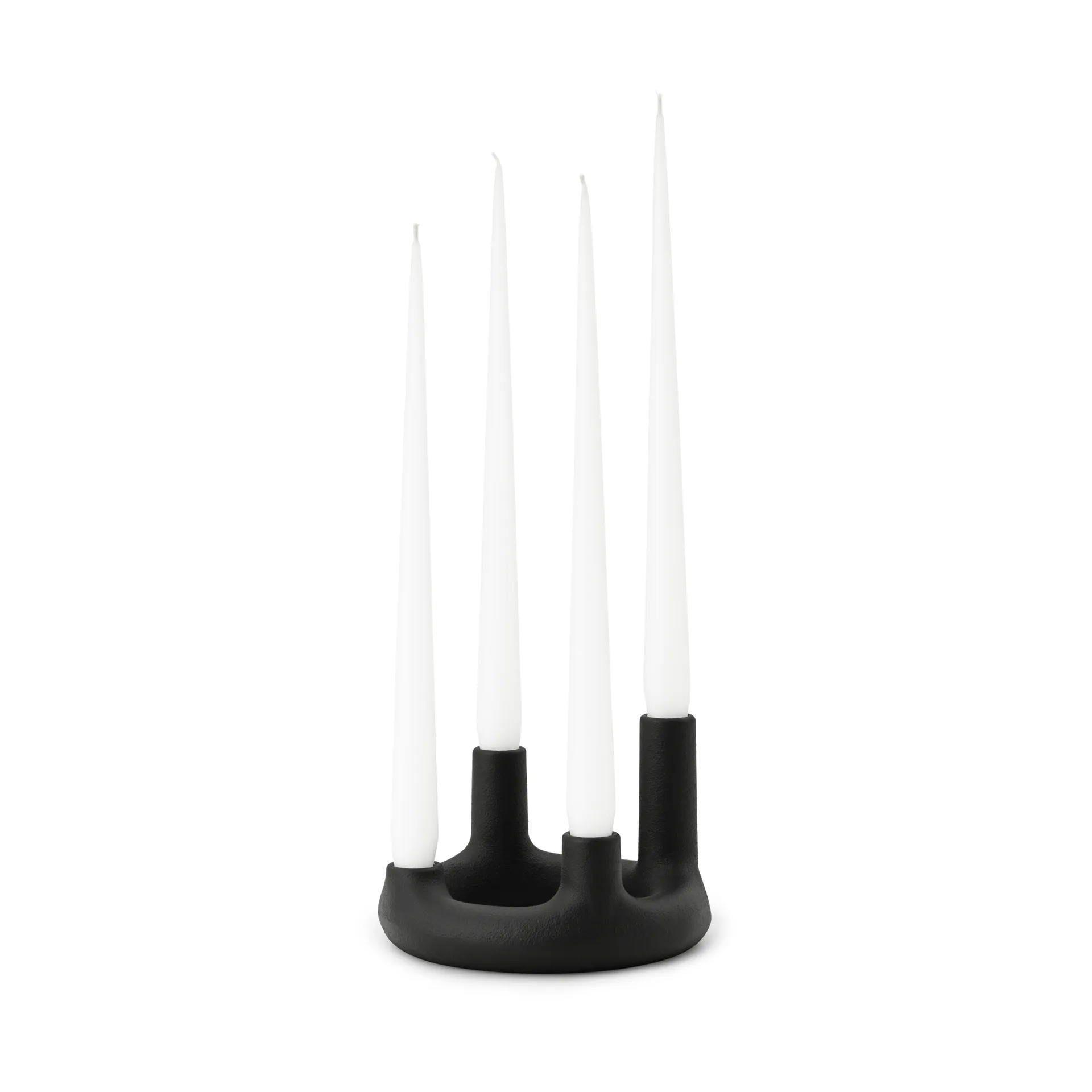 Trin candle holder, Black, Ø17.7x11.8 cm Normann Copenhagen