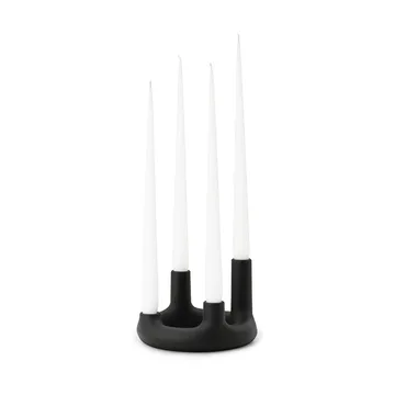 Trin candle holder - Black, Ø17.7x11.8 cm - Normann Copenhagen