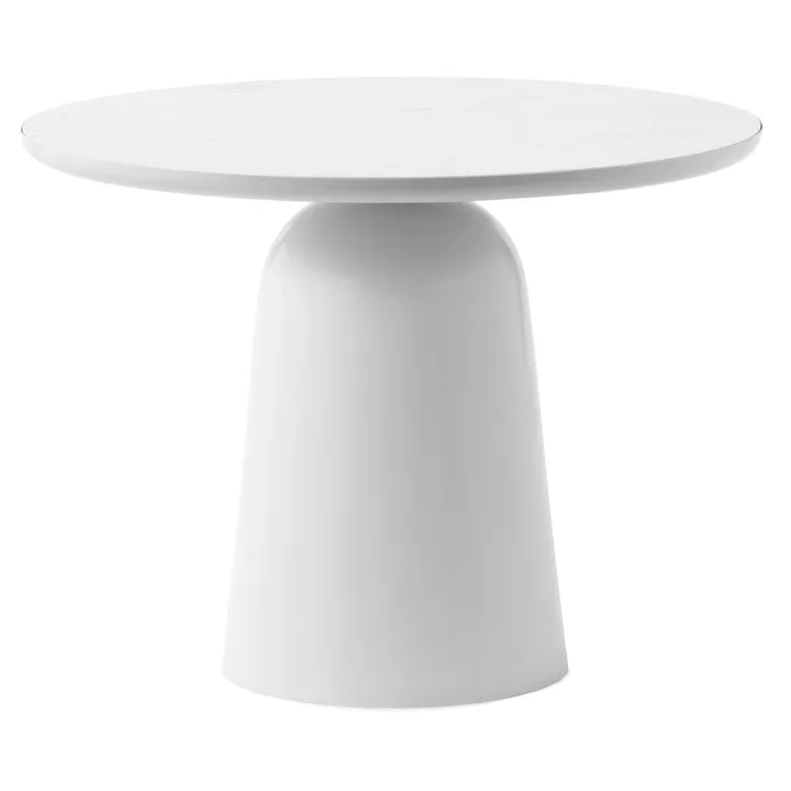 Turn adjustable table Ø55 cm - warm grey - Normann Copenhagen