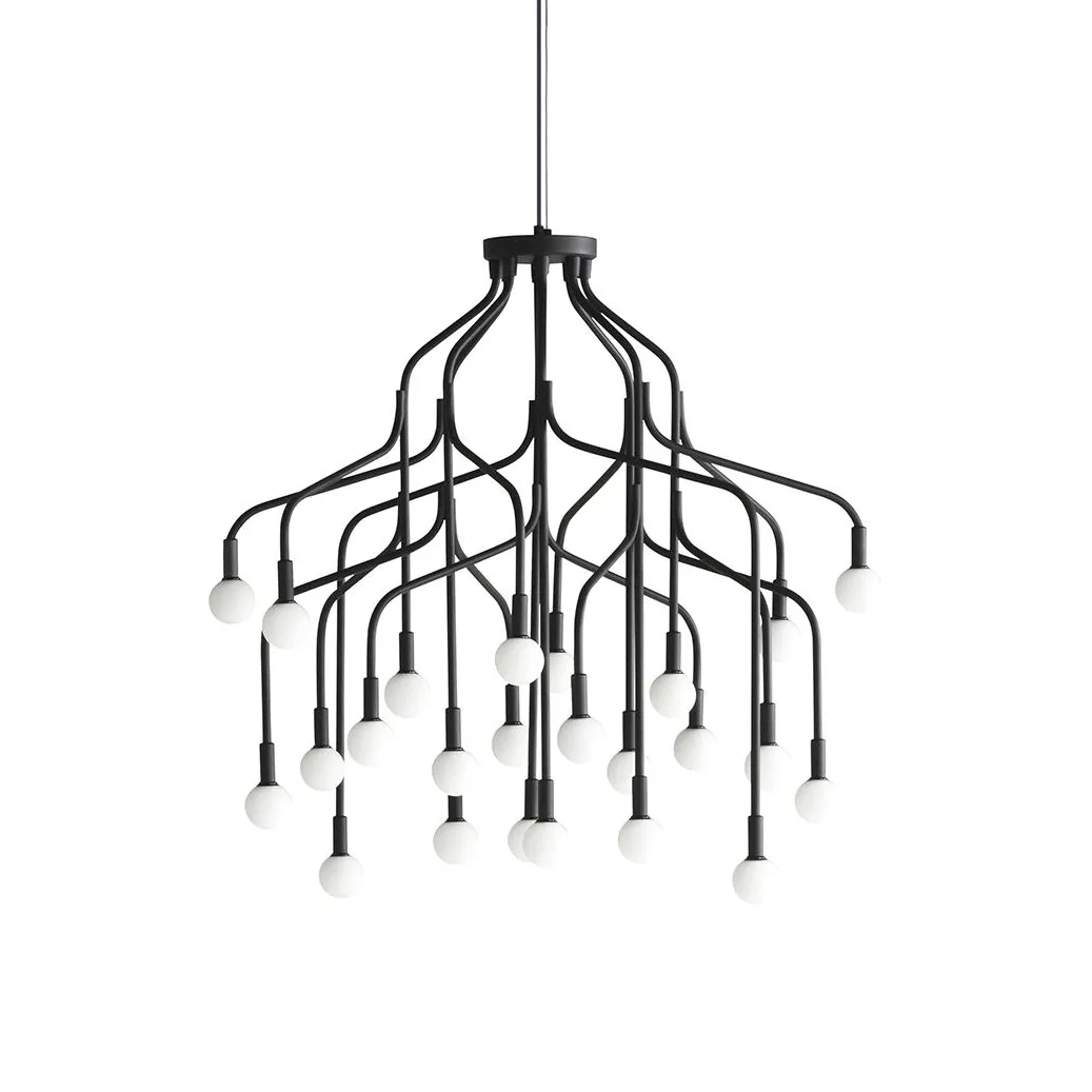 Vekst Ceiling Lamp Large, Black Normann Copenhagen