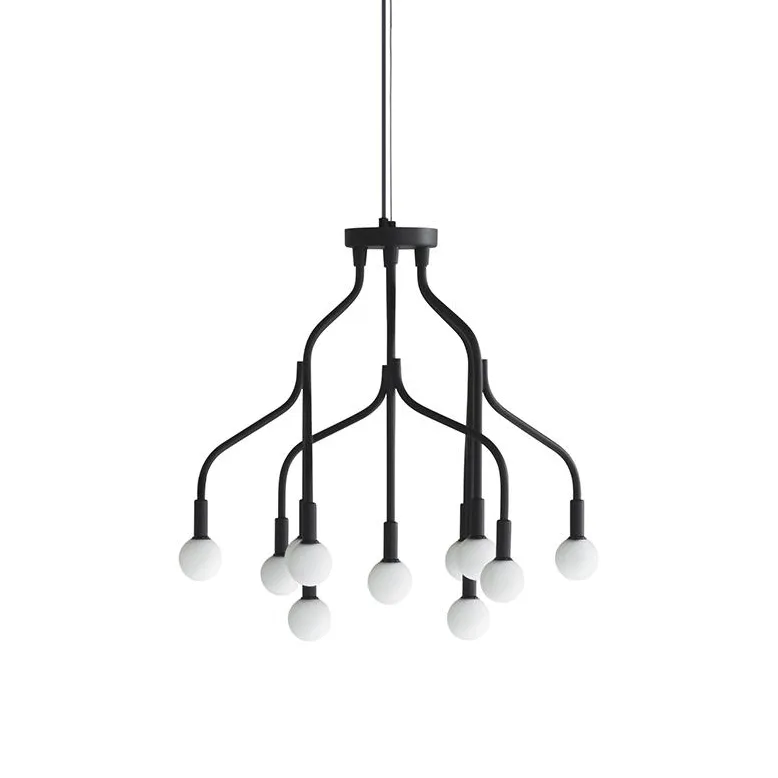Vekst Ceiling Lamp Small, Black Normann Copenhagen