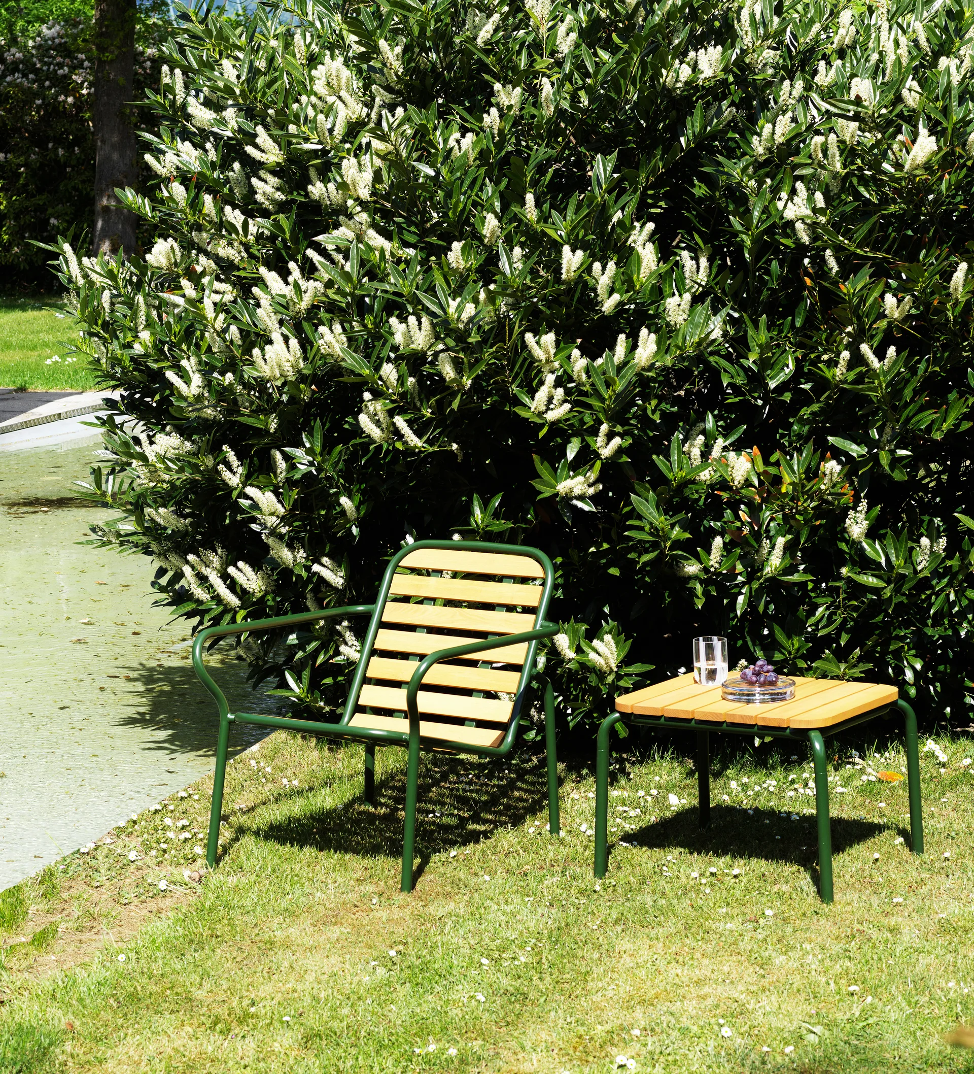 Vig Robinia coffee table 55x45 cm, Green Normann Copenhagen