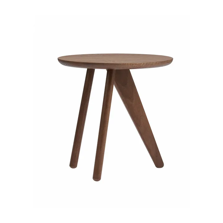 Fin side table 40 cm - Dark smoked oak - NORR11