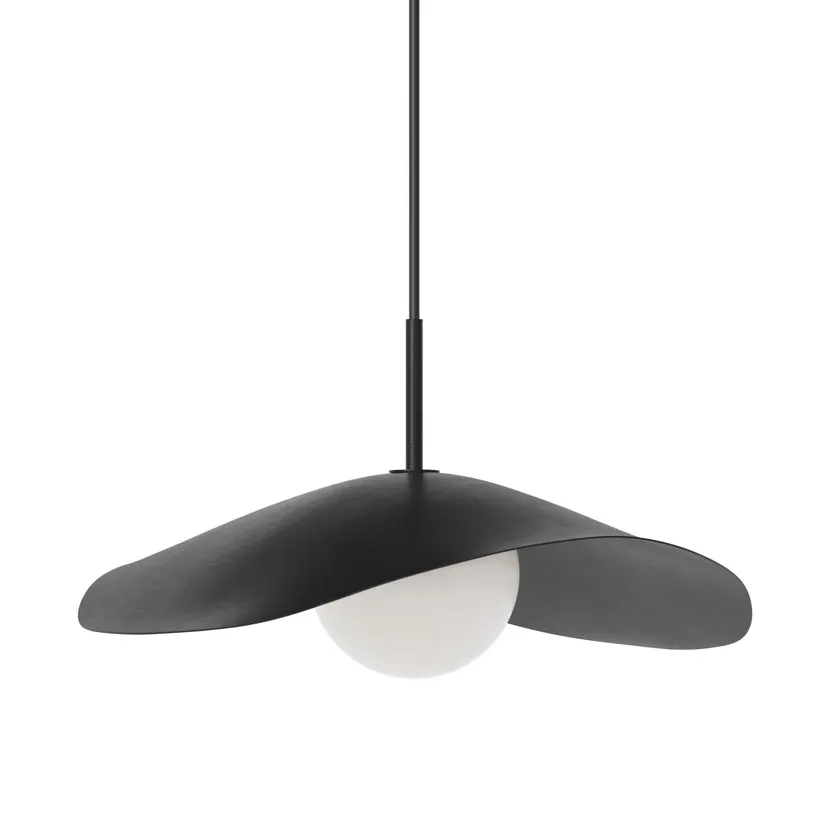 Fuji pendant small, Burned black NORR11