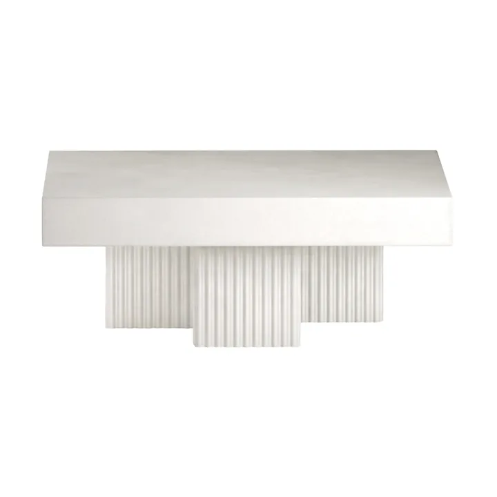Gear coffee table - Chalk, 100x100 cm - NORR11