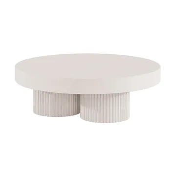 Gear coffee table - Chalk, Ø120 cm - NORR11