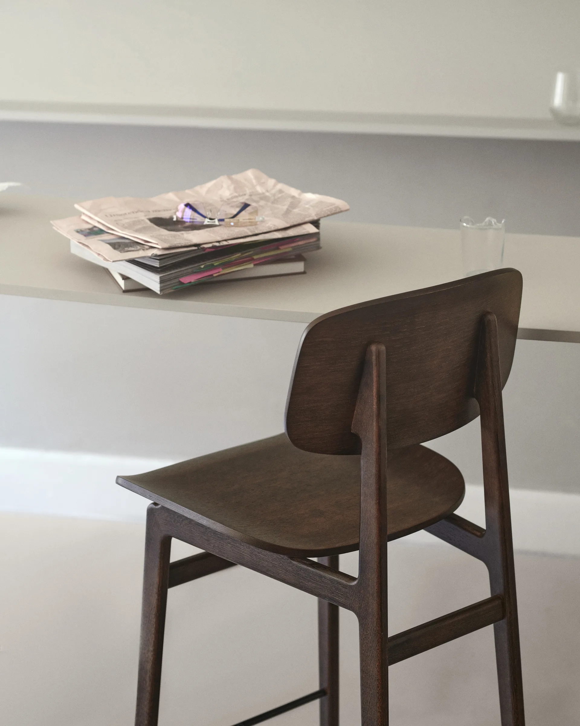 NY11 bar stool, Natural oak, 75 cm NORR11