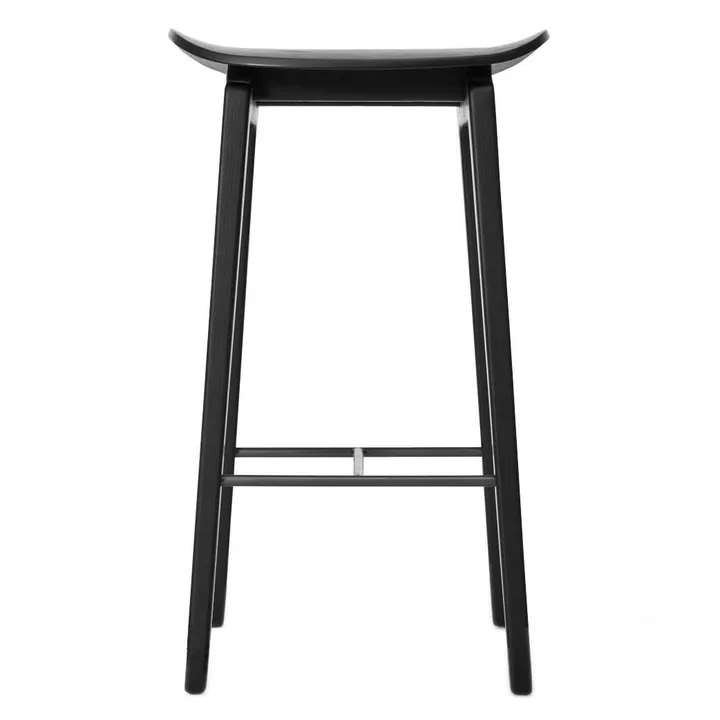 NY11 barstool 65 cm - Black oiled oak - NORR11