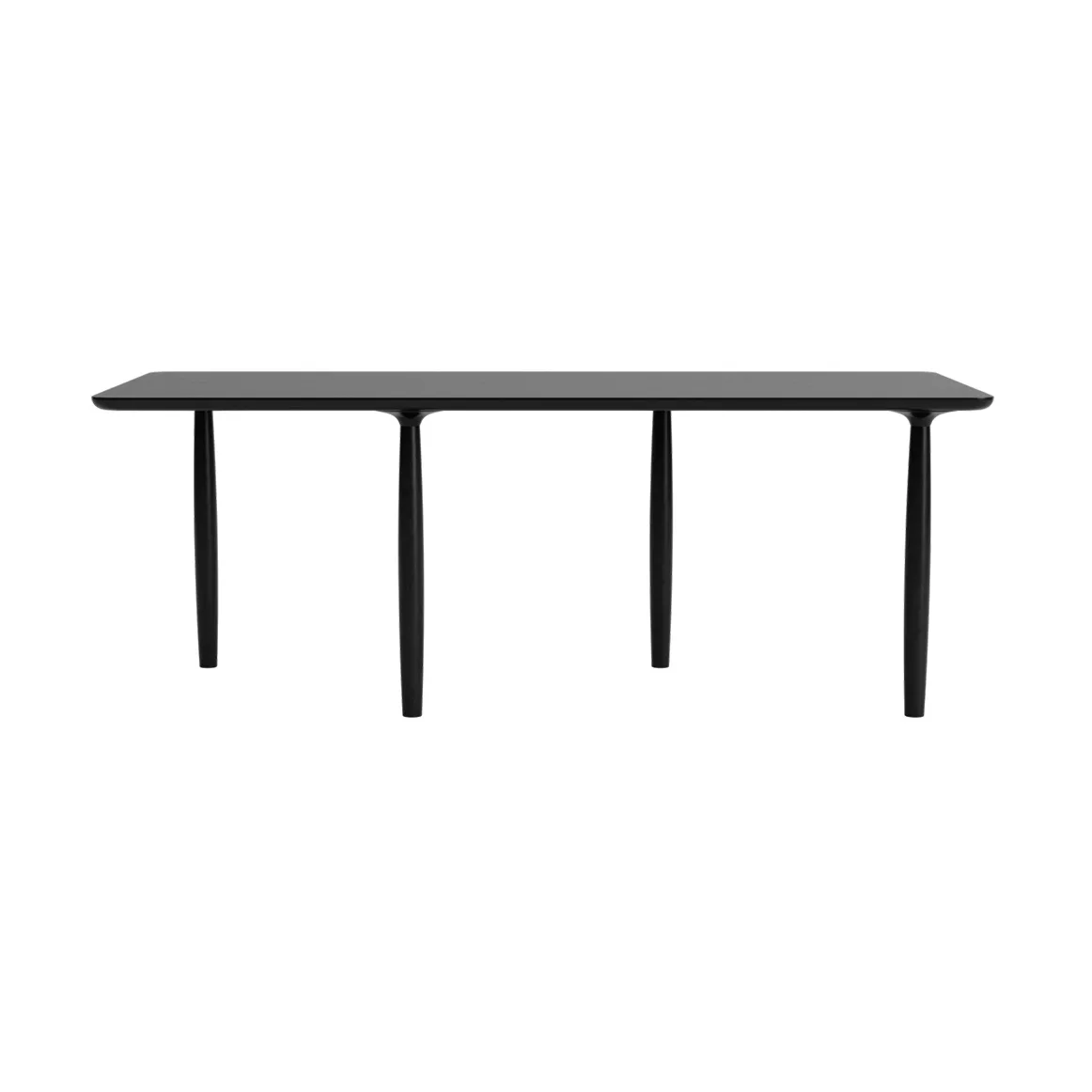 Oku dining table 200 cm, Black oak NORR11