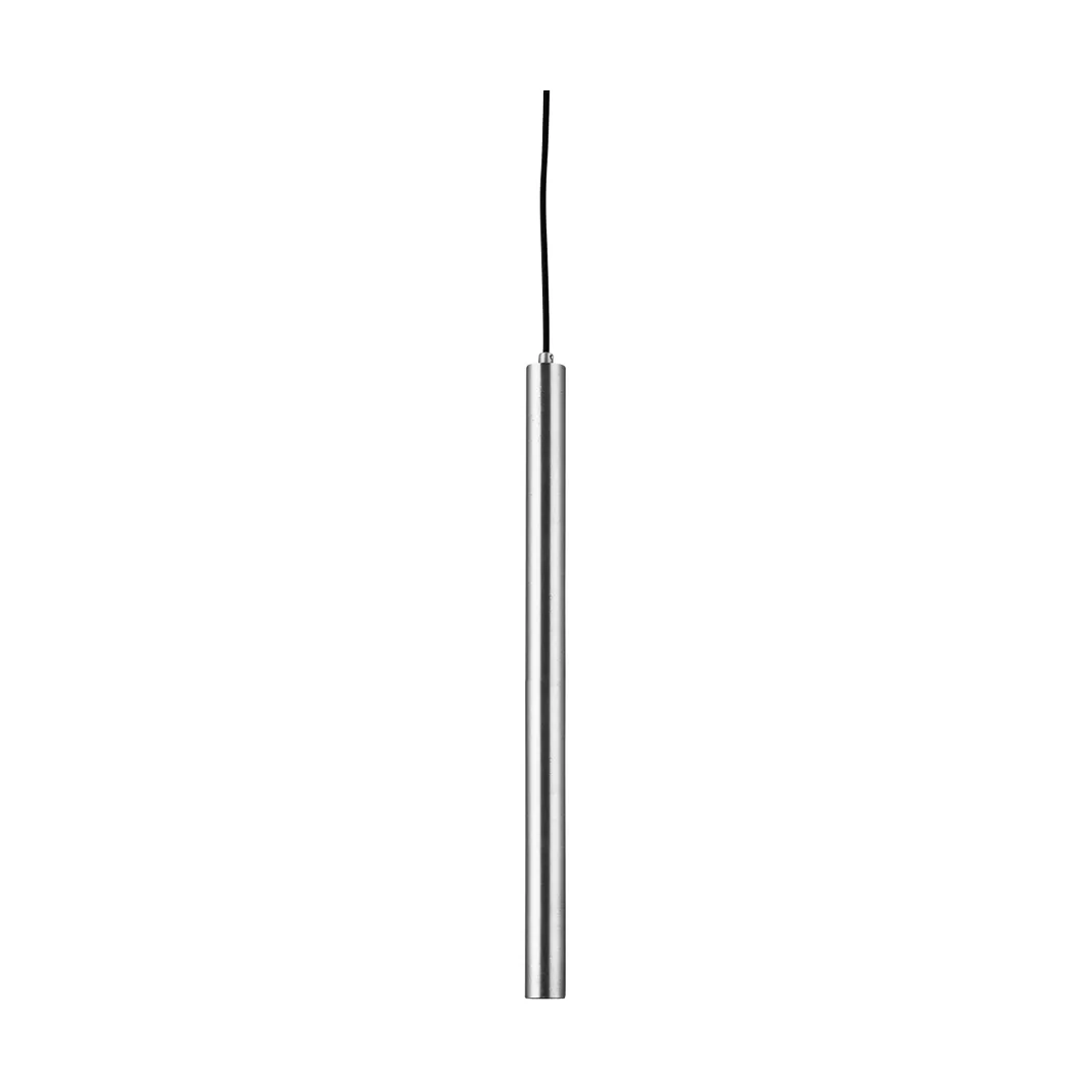Pipe pendant lamp, Polished steel, large NORR11