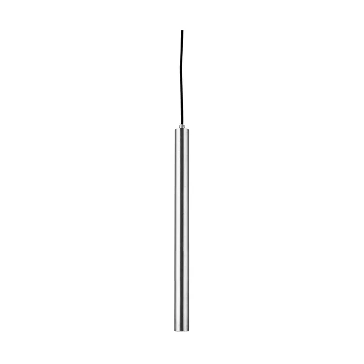 Pipe pendant lamp - Polished steel, medium - NORR11