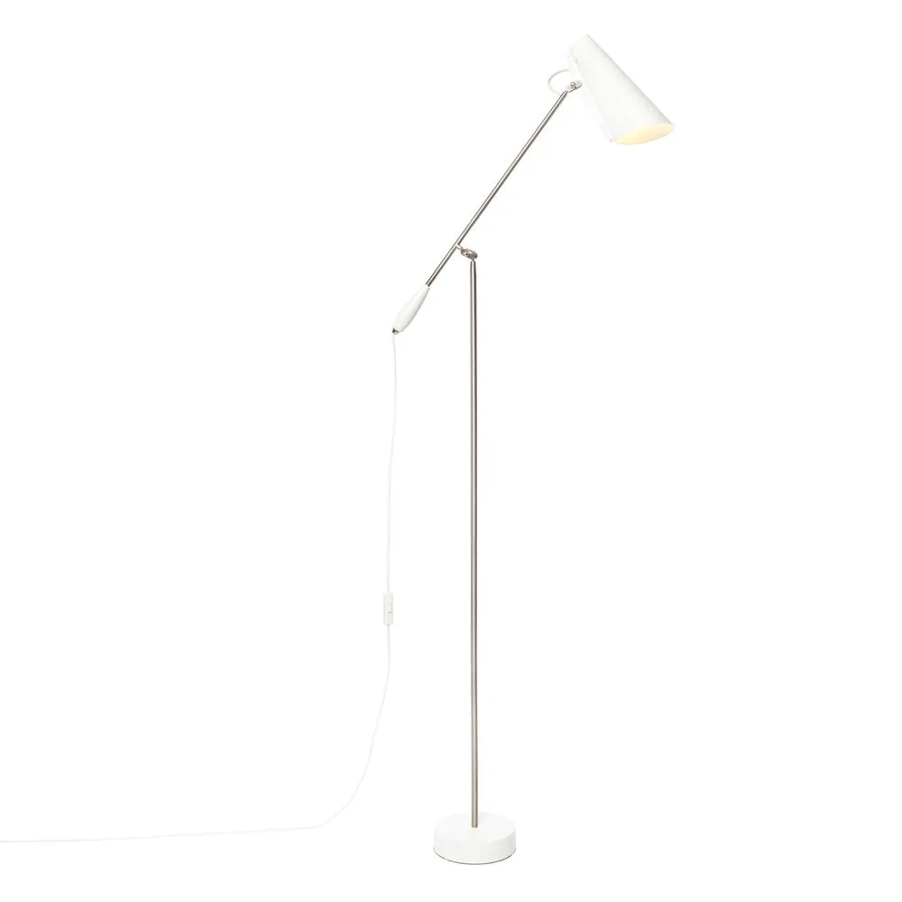 Birdy Floor Lamp, Matte white Northern