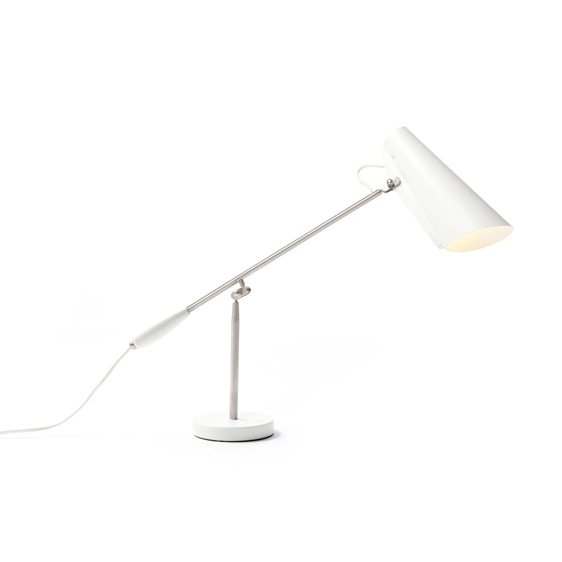 Birdy table lamp, White-metallic Northern