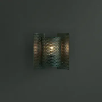Butterfly wall lamp perforated - Darkgreen - Northern
