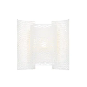 Butterfly wall lamp perforated - White - Northern