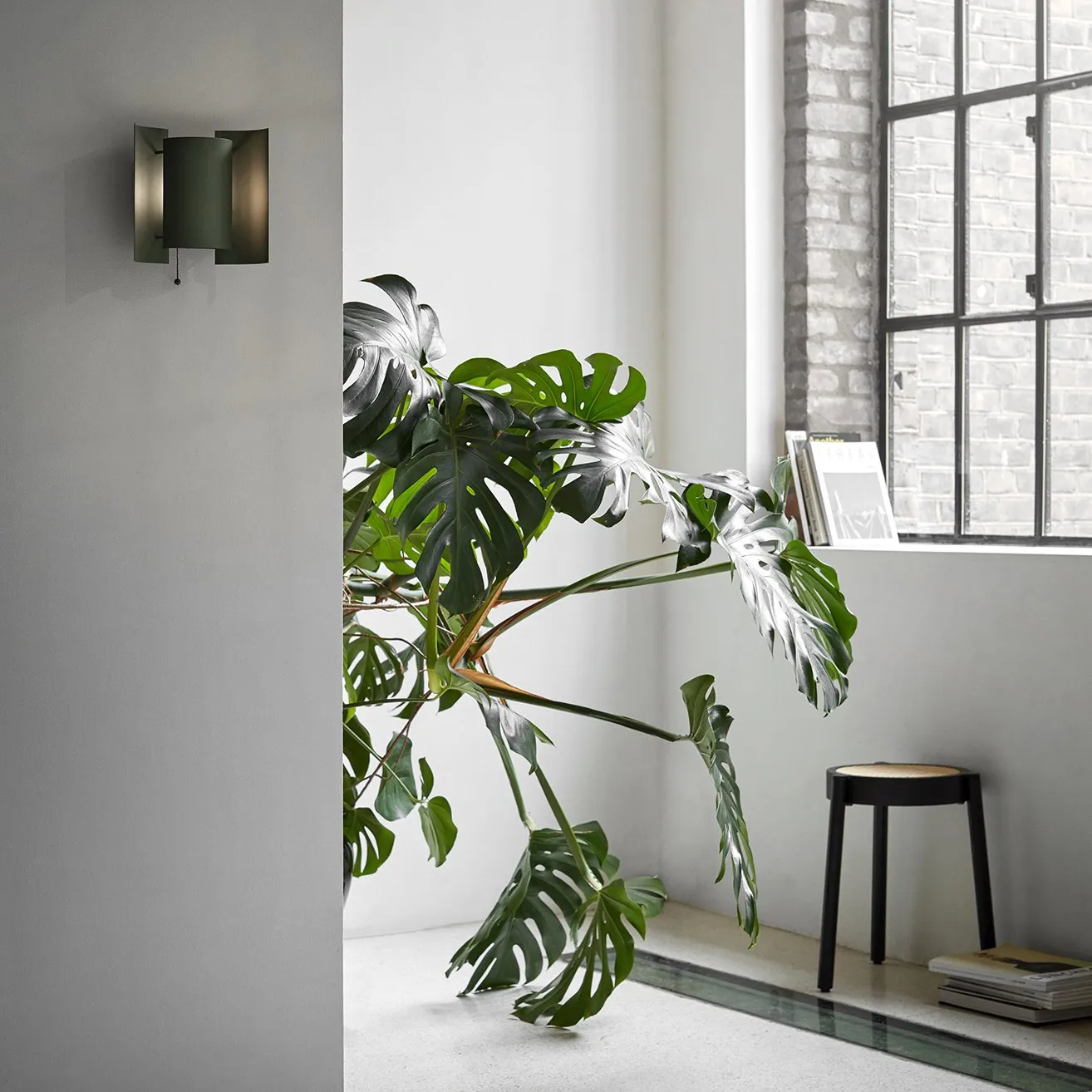 Butterfly wall light, Darkgreen Northern