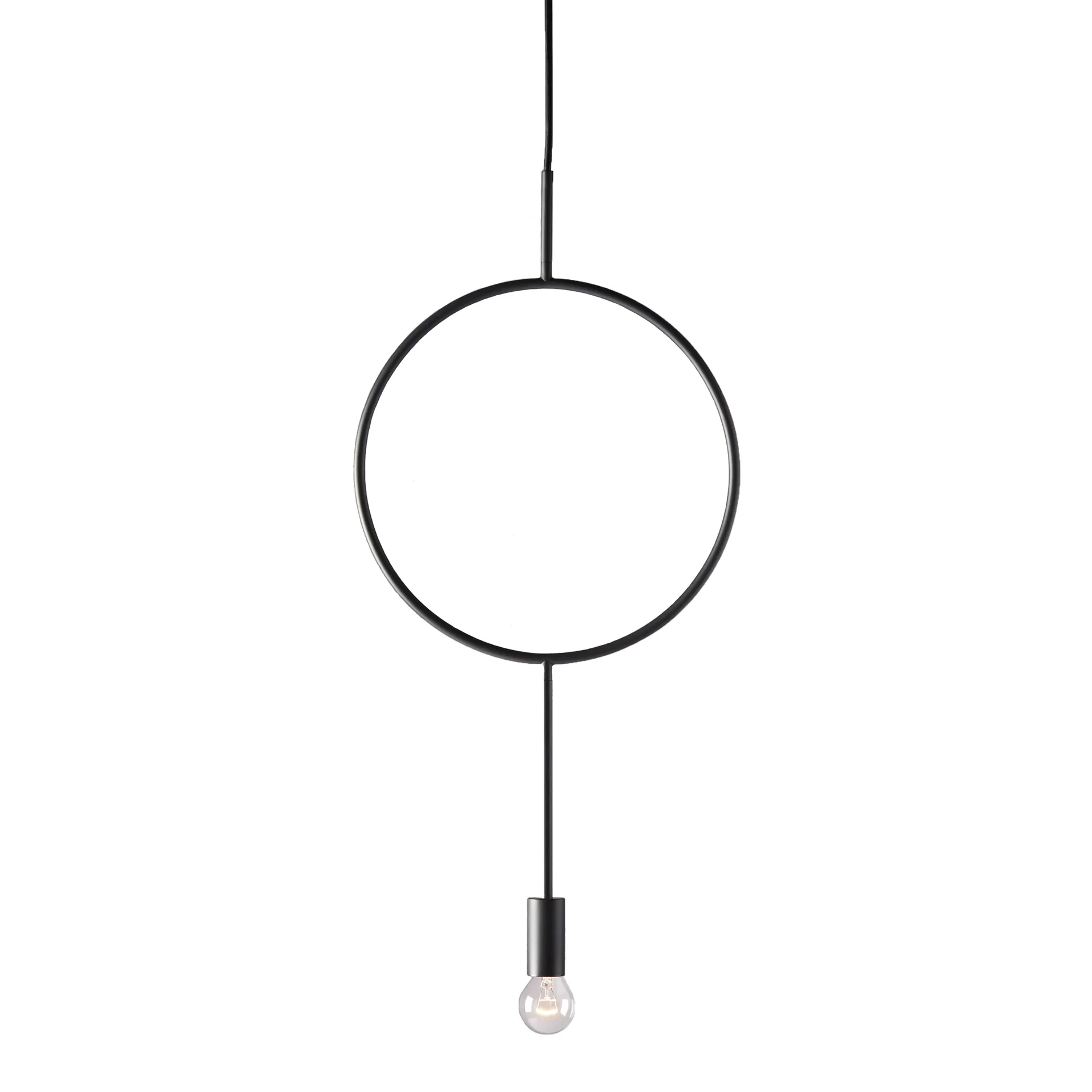 Circle pendant lamp, black Northern