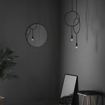 Circle pendant lamp - black - Northern