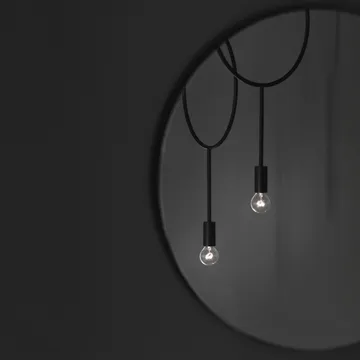 Circle pendant lamp - black - Northern