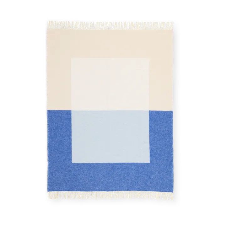 Echo throw 130x170 cm - Blue - Northern