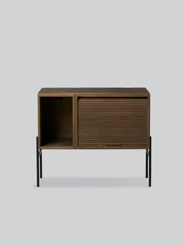 Hifive cabinet with jalusi door - Oak smoked - Northern