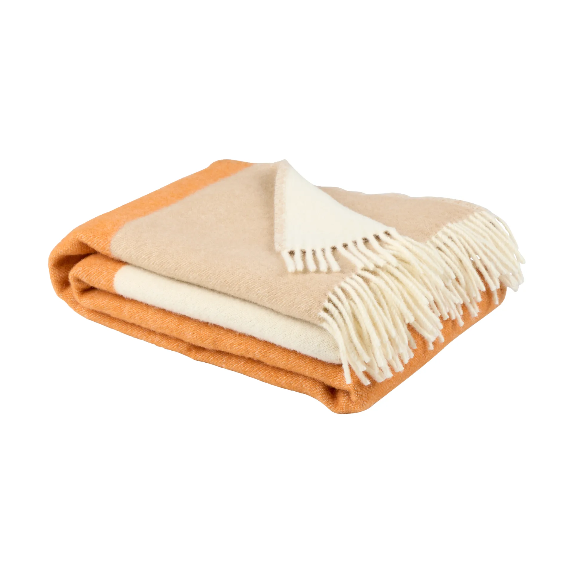 Layer throw blanket, Orange, 130x170 cm Northern
